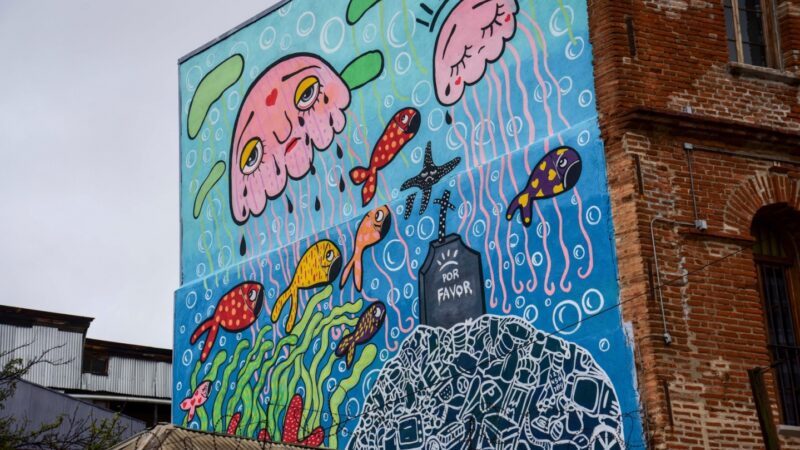 Nuevo mural de Mon Laferte en Valparaíso