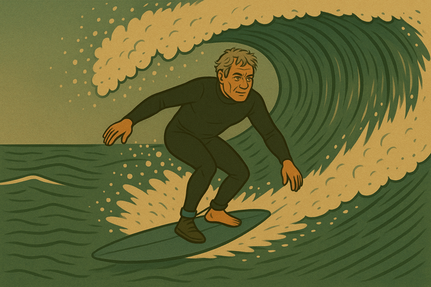 Surf adaptado: la increíble historia del hombre que conquista olas con una sola pierna