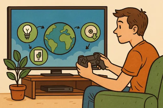 Juegos sostenibles: el nuevo nivel donde ahorras energía y dinero