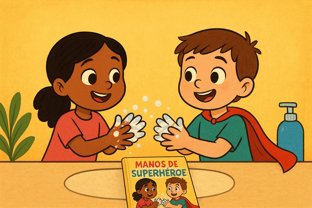 Un cuento que sana, emociona y protege: así es “Manos de superhéroe”, el más tierno de los nuevos libros para niños