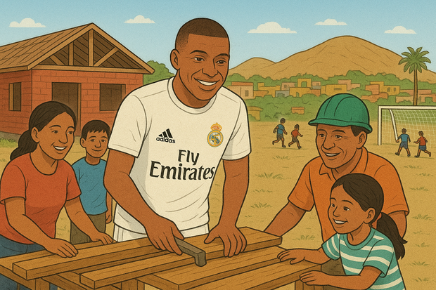 Noticias de Mbappé: el gol más solidario del nuevo ‘10’ del Real Madrid en Perú