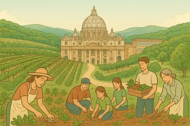El Vaticano lanza un modelo de agricultura orgánica que podría transformar tu manera de comer