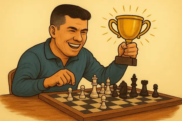 Campeón mundial de ajedrez: la increíble historia de Daniel Pulvett y su victoria con solo un 10% de visión