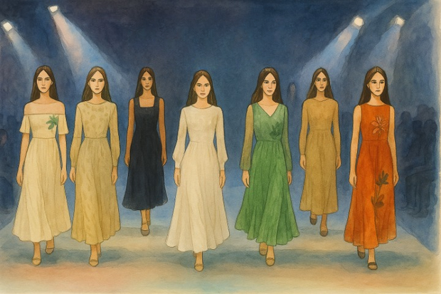 María Lafuente sorprende en Madrid con diseño sostenible hecho a partir de naranjas