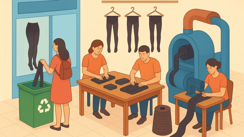 Ropa ecológica: Re-Tights descubre el secreto de la moda que respeta al medio ambiente