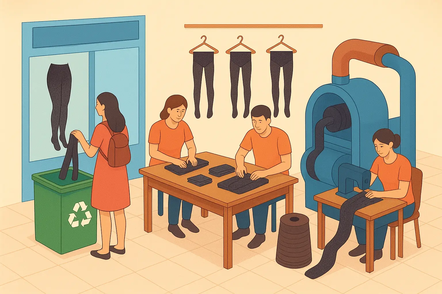 Ropa ecológica: Re-Tights descubre el secreto de la moda que respeta al medio ambiente