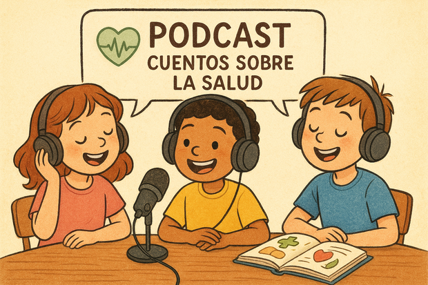 Cuentos cortos con valores para niños llegan en podcast: así se transforma la salud en historias mágicas y educativas