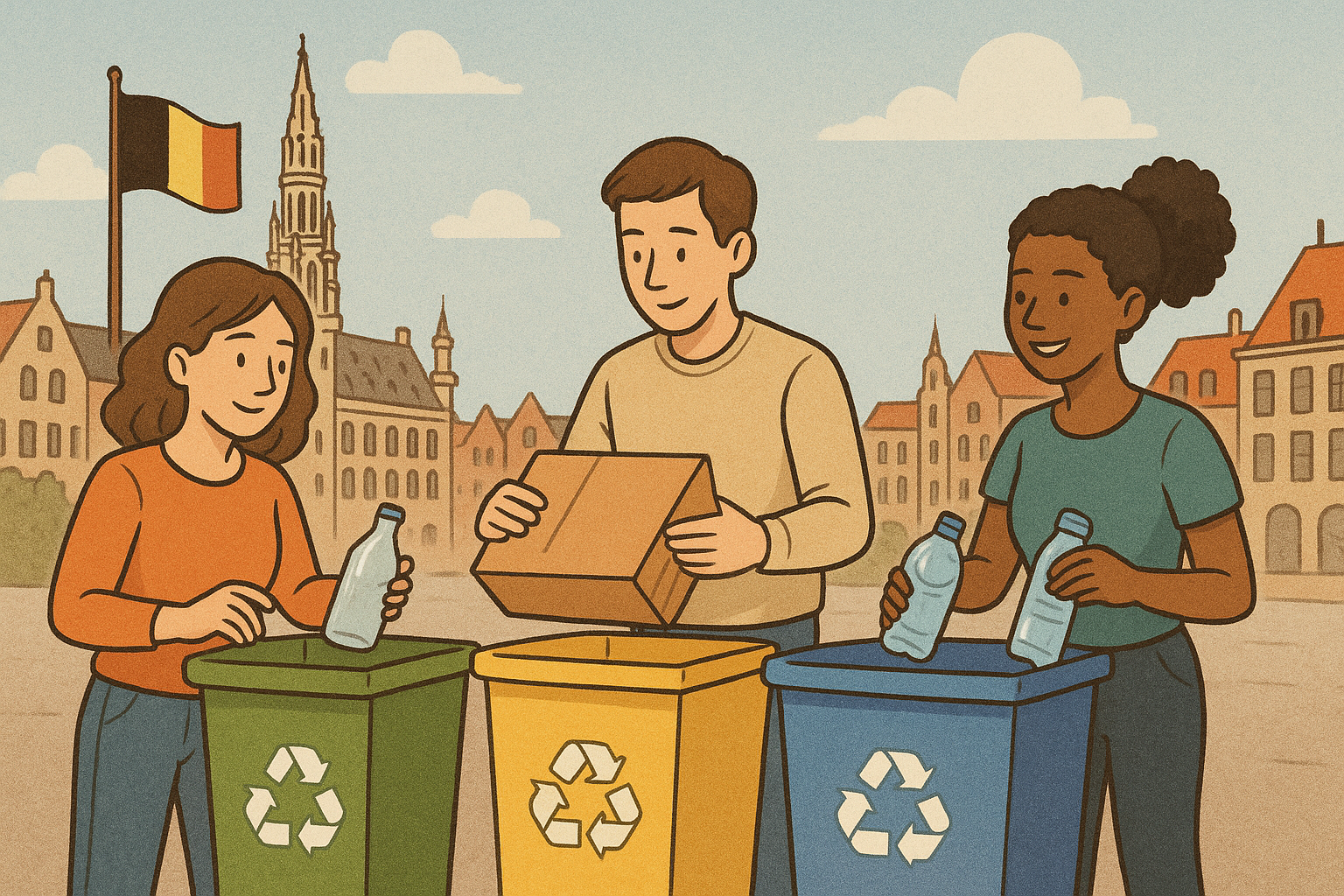 Así lidera Bélgica el reciclaje de residuos sólidos que inspira a la Unión Europea