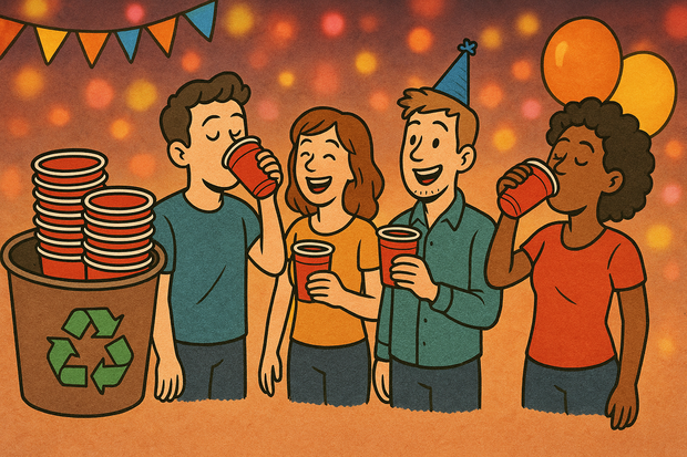 De vasos de plástico a moda sostenible: así se transforman en jerséis ecológicos