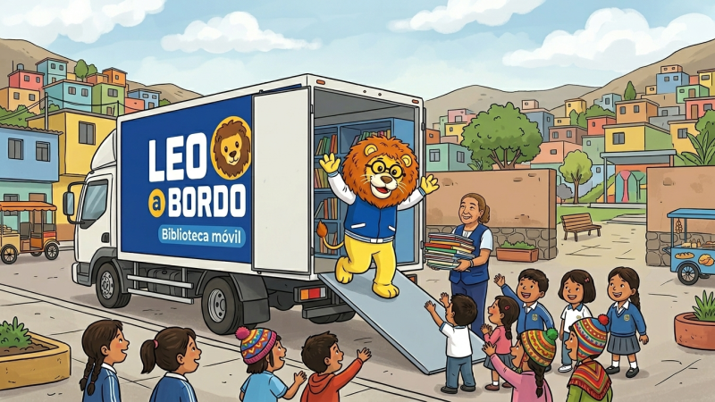 Libros en movimiento: La biblioteca escolar móvil como motor de equidad y cultura en el sur del Perú