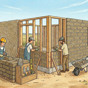 Bioconcreto: la construcción sostenible que convierte cáñamo en hogares