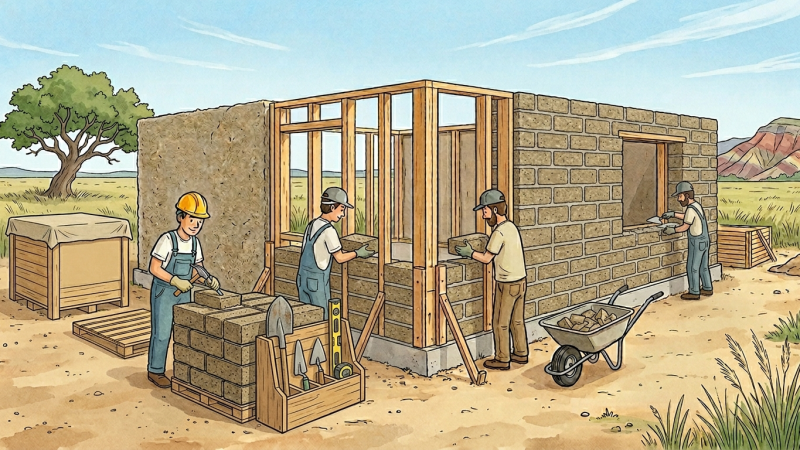 Bioconcreto: la construcción sostenible que convierte cáñamo en hogares