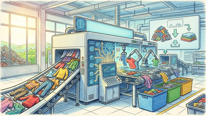 Inteligencia Artificial al rescate: El fin de la crisis de los residuos textiles empieza en la clasificación inteligente