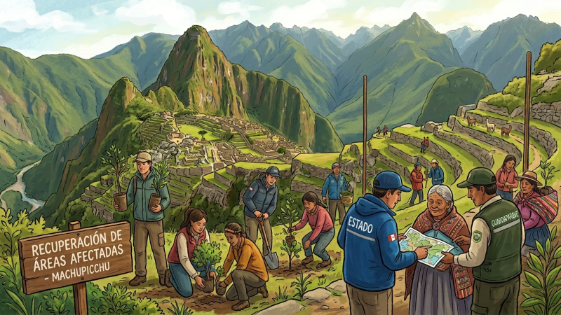 Proyecto de reforestación: un millón de árboles para proteger Machu Picchu