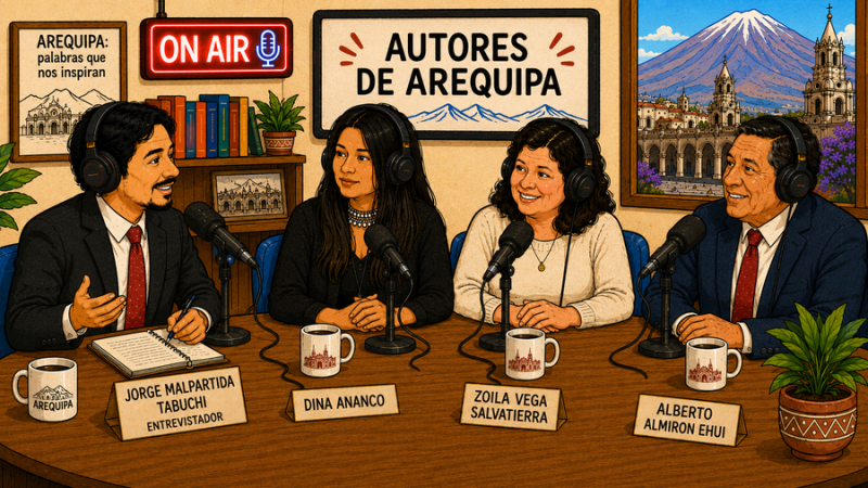 Autores peruanos: el podcast arequipeño que conecta las voces literarias de las regiones con todo el Perú