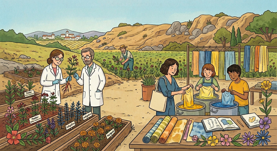 Tintes naturales: la revolución ecológica que está transformando la moda sostenible