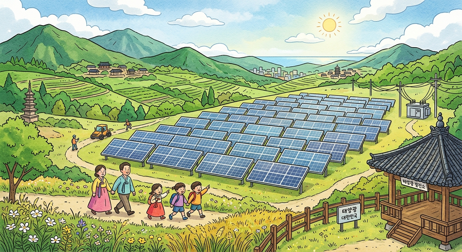 Parque solar: la revolución energética que está transformando a Corea del Sur hacia un futuro sostenible