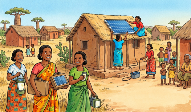 El poder del sol en las manos correctas: cómo la luz solar y la ingeniería comunitaria transforman el futuro rural