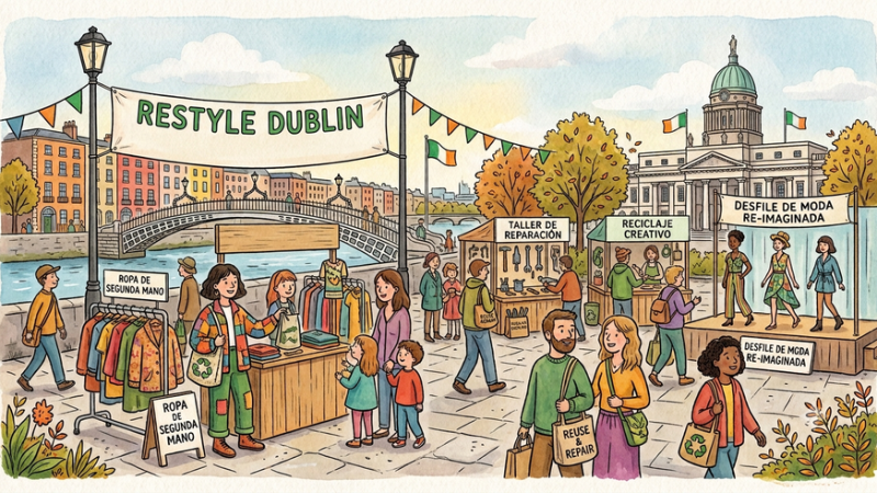 La ropa vuelve a tener historia: así crece la moda circular que transforma Dún Laoghaire