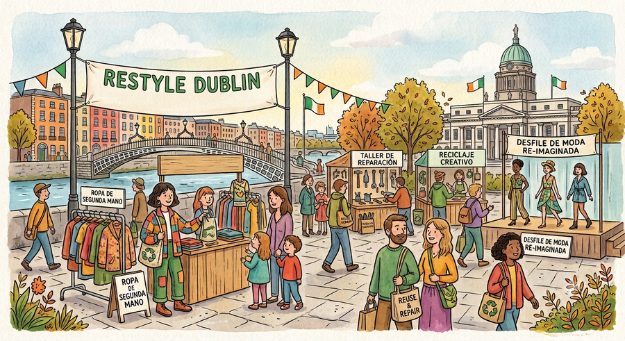 La ropa vuelve a tener historia: así crece la moda circular que transforma Dún Laoghaire