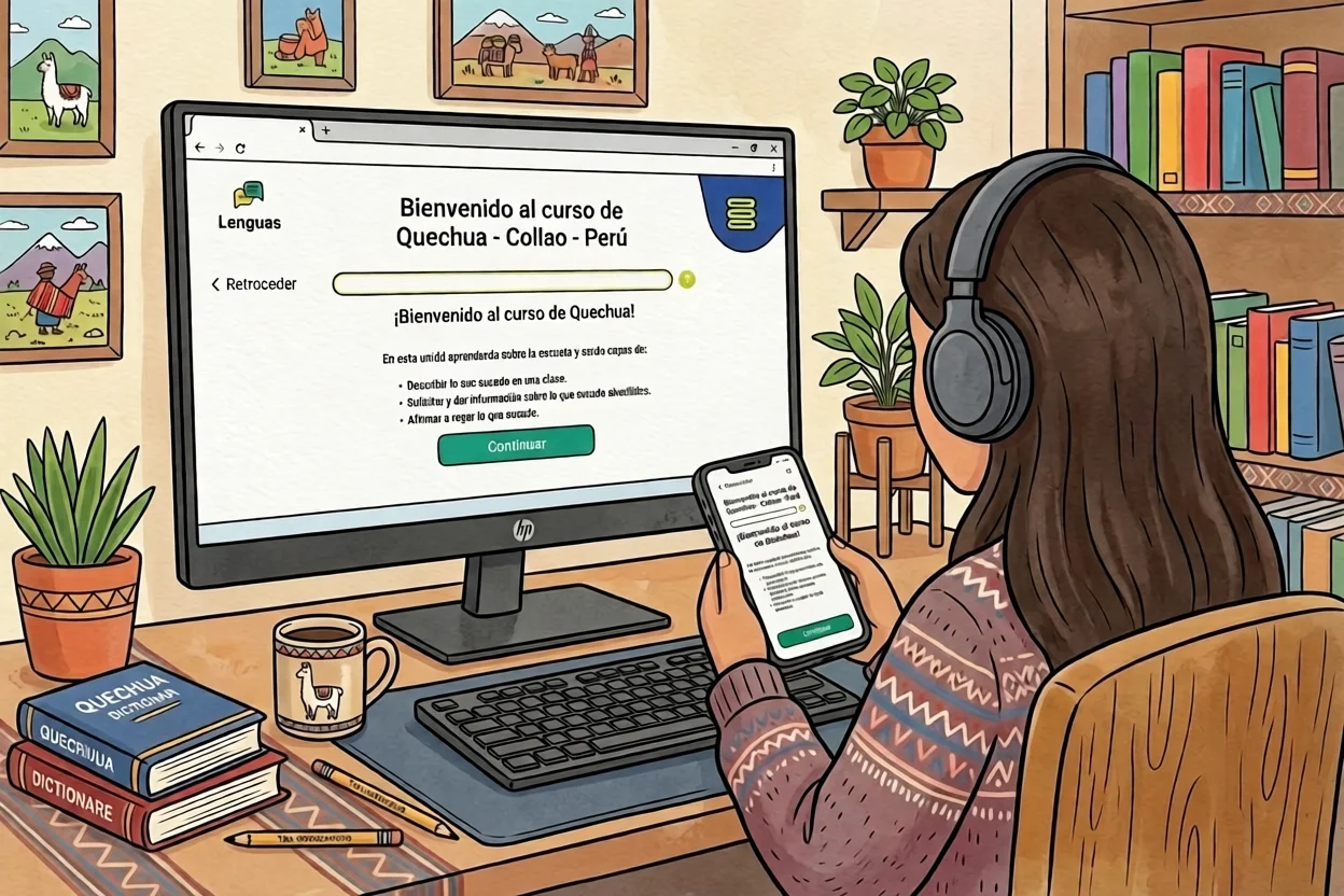 Del eco de los Andes a las pantallas digitales: la estrategia interactiva para aprender quechua sureño en las aulas de hoy