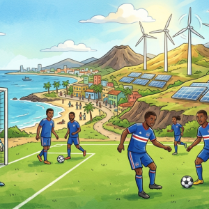 Cabo Verde sorprende en el Mundial y también por su apuesta por la innovación y la energía eólica