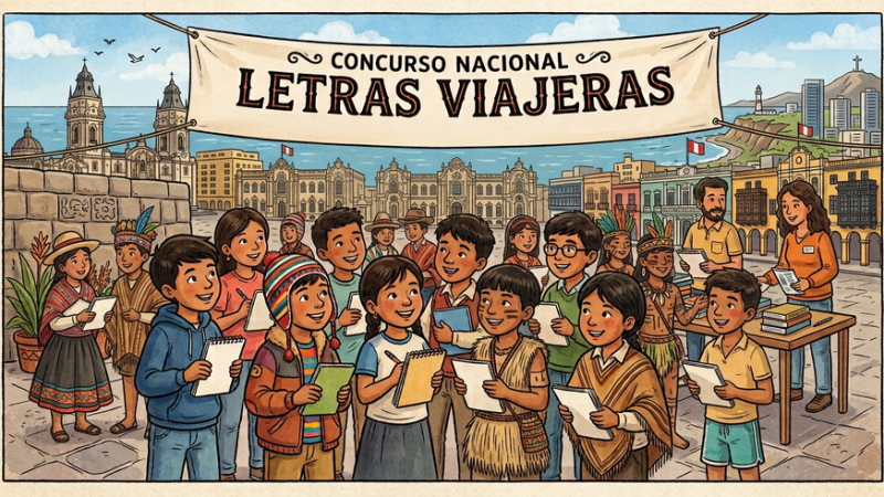 Letras Viajeras amplía su convocatoria: el concurso que inspira a miles de estudiantes a contar el Perú con orgullo