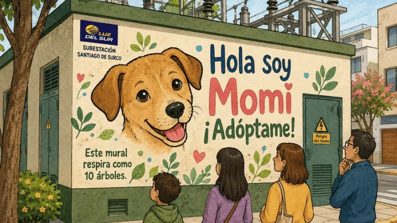 Una subestación eléctrica está ayudando a que más perros encuentren un hogar en Lima