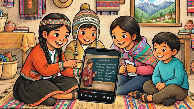 Aprender quechua: el maestro de Apurímac que lo lleva a TikTok